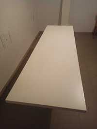 Biurko LAGKAPTEN / OLOV, kolor biały, 200x60 cm