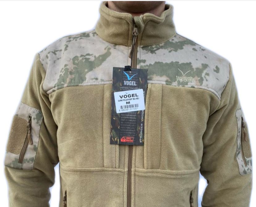 Фліска Vogel з SoftShell койот, флісова кофта з софтшел