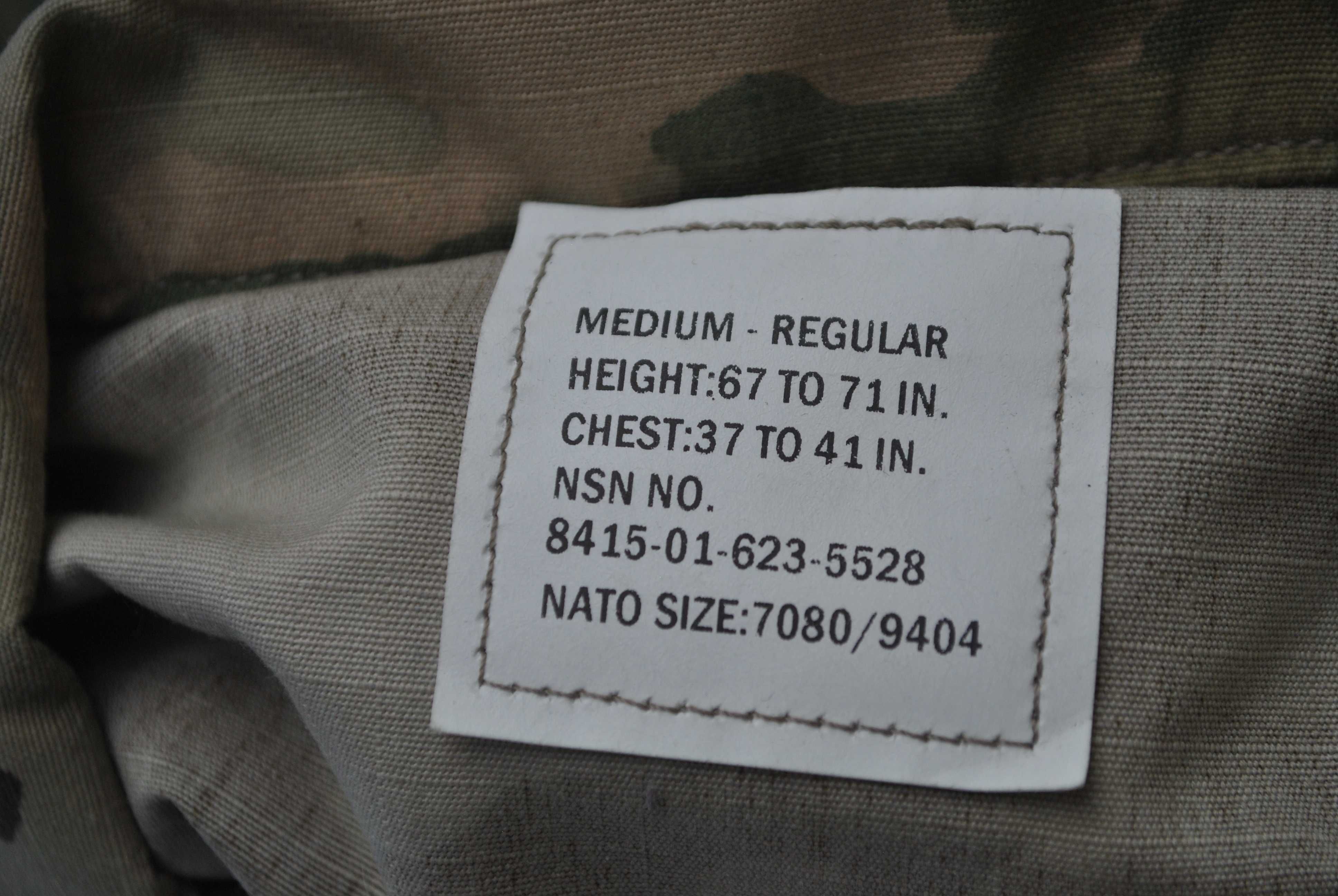 mundur multicam us army MEDIUM REGULAR 50/50  MR unisex