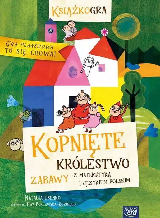 Książkogra. Kopnięte Królestwo. Zabawy z matematyką i językiem polskim