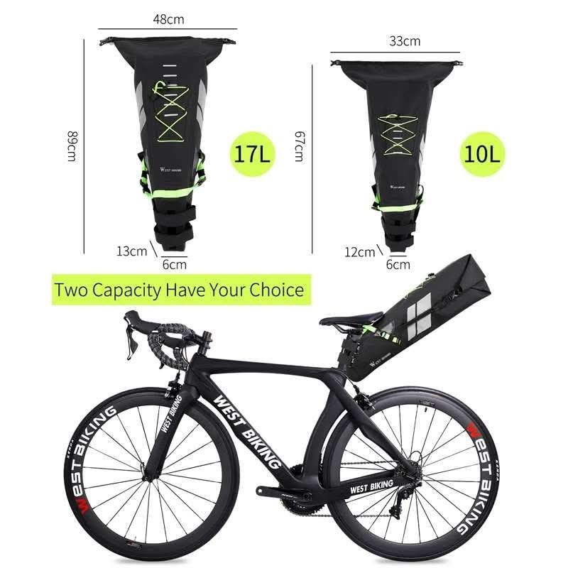 Torba sakwa podsiodłowa na rower West Bike