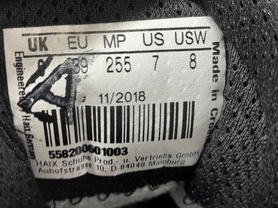 Черевики , берци HAIX® Rescue One 40,39 розмір.