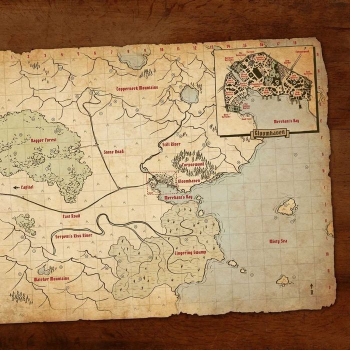 [Eng] Настільна гра Похмура Гавань (Gloomhaven): нова