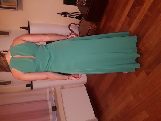 Nowa Długa włoska sukienka STUDNIÓWKA WESELE KARNAWAŁ