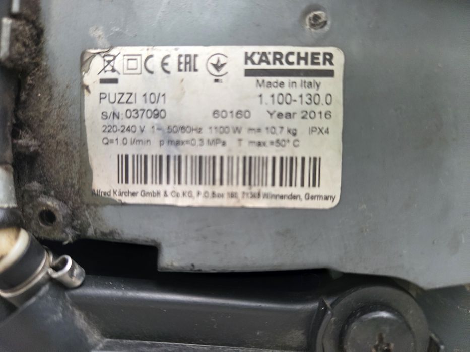 Odkurzacz piorący Karcher 10/1 Profesjonal cały zestaw