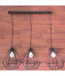 Lampa ażurowa czarna