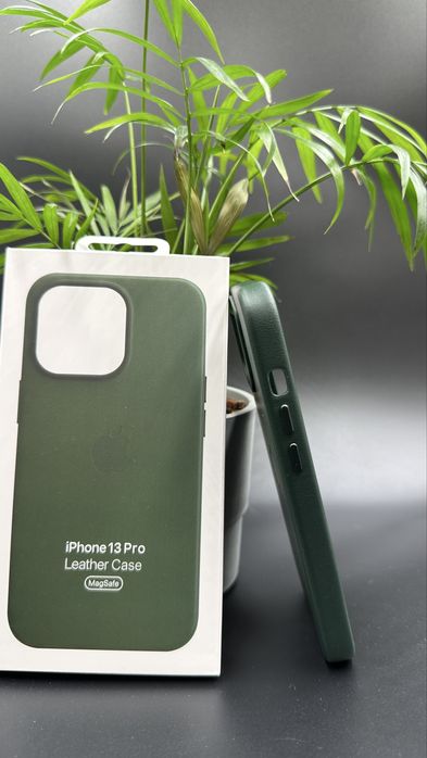 Skórzane Magsafe Etui do Iphone’a 13 Pro Green