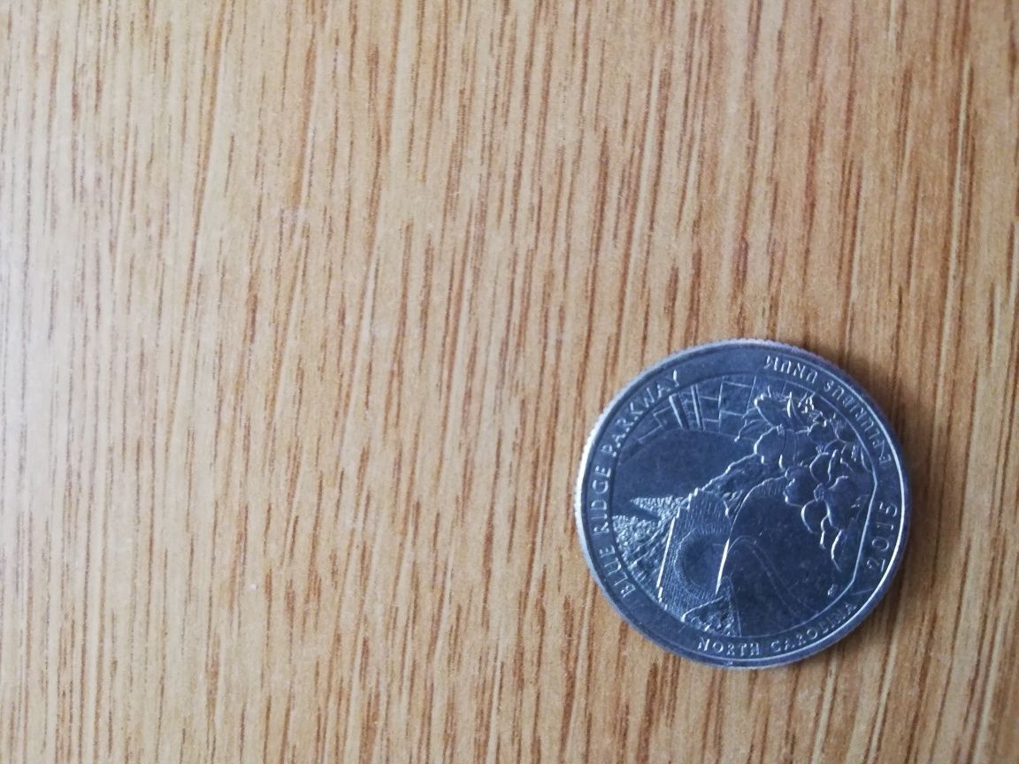 Moeda 1/4 dólar EUA 2015