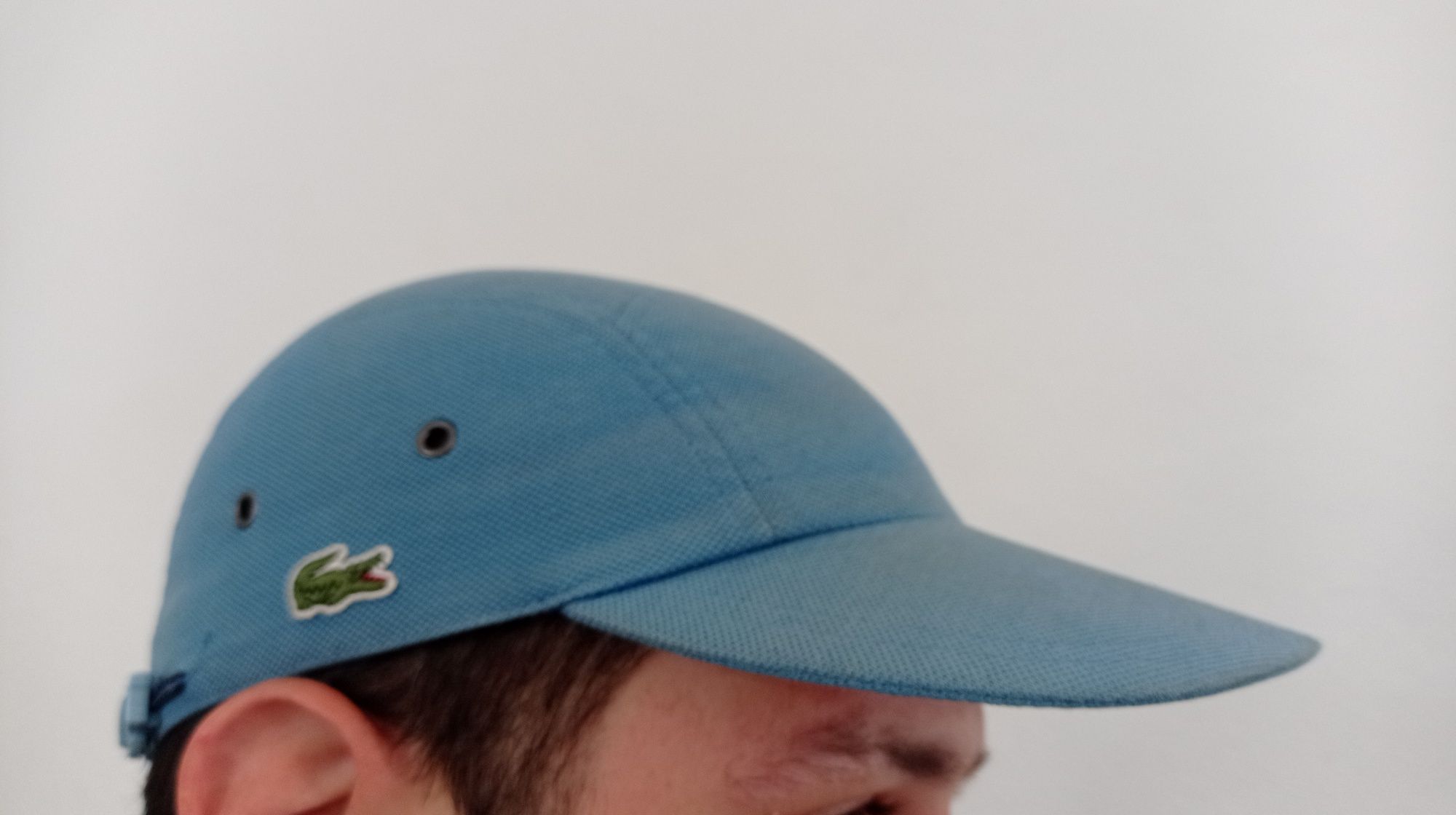 Boné Lacoste girolle azul