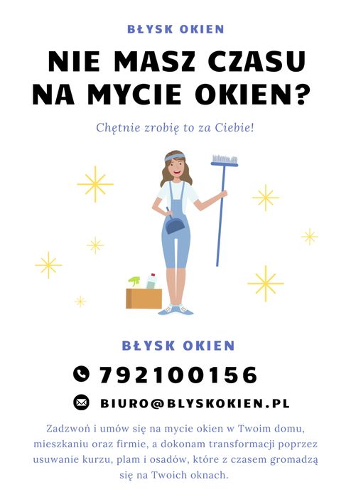 Błysk Okien - mycie okien