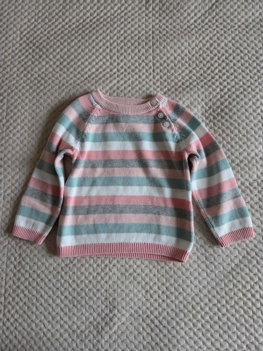 Sweter H&M 80 cm dziewczęcy.