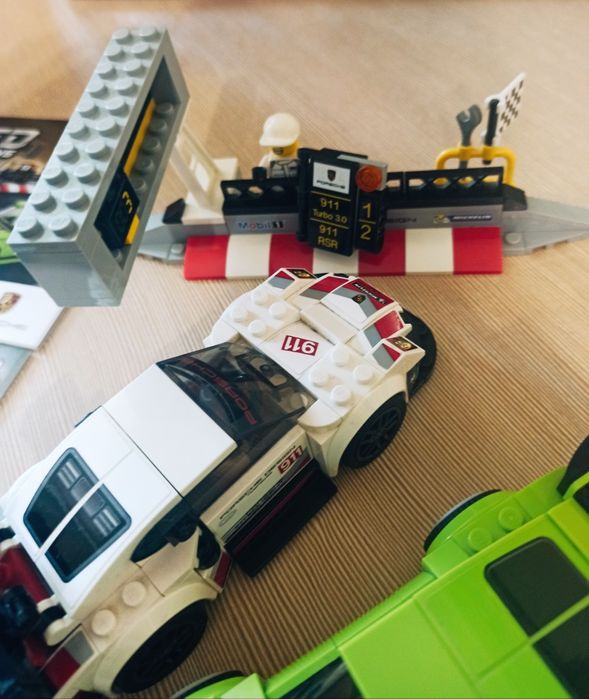 Lego speed champions Porsche 911 RSR и 911 Turbo 3.0 75888