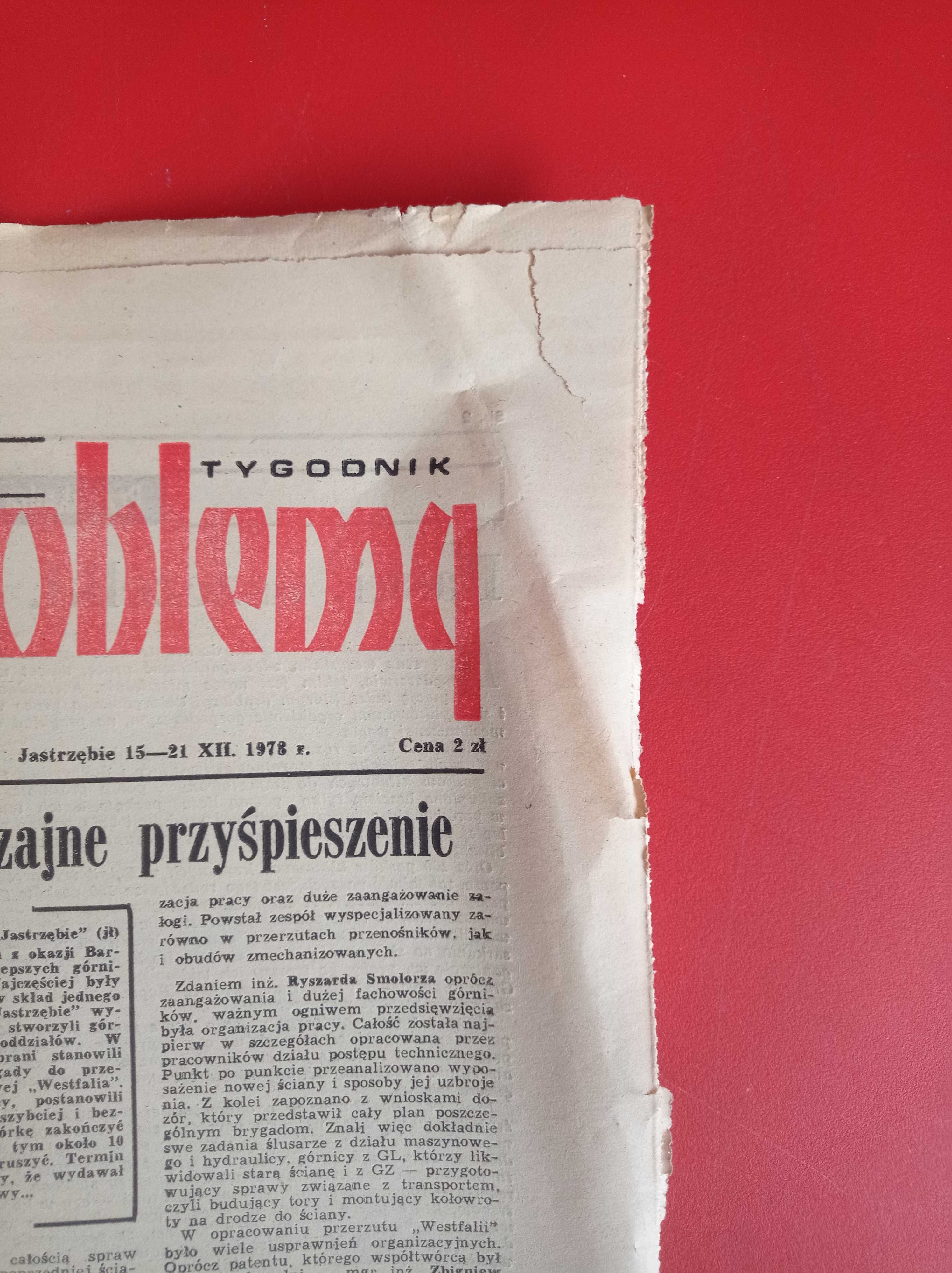 Nasze problemy, Jastrzębie, nr 50, 15-21 grudnia 1978