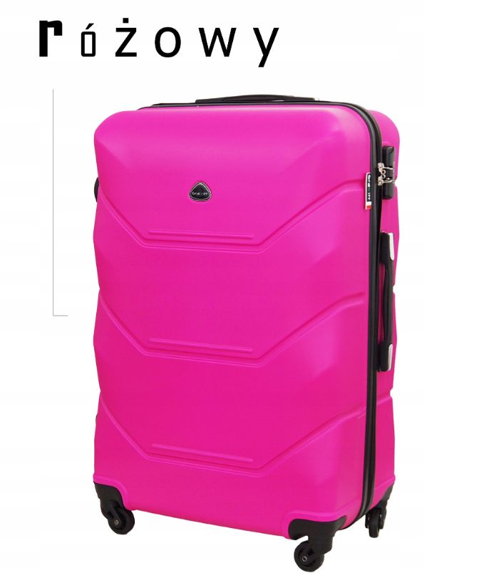 NOWA Walizka podróżna samolot Średnia XL bagaż na kółkach różne kolory