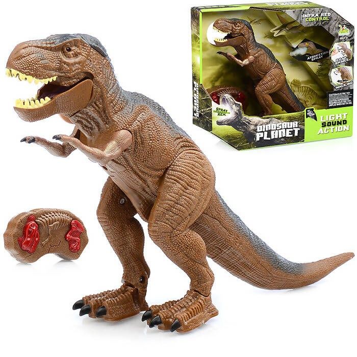 Baztoy Dinozaur zdalnie sterowany Tyranozaur T-Rex  dźwięk ruch para