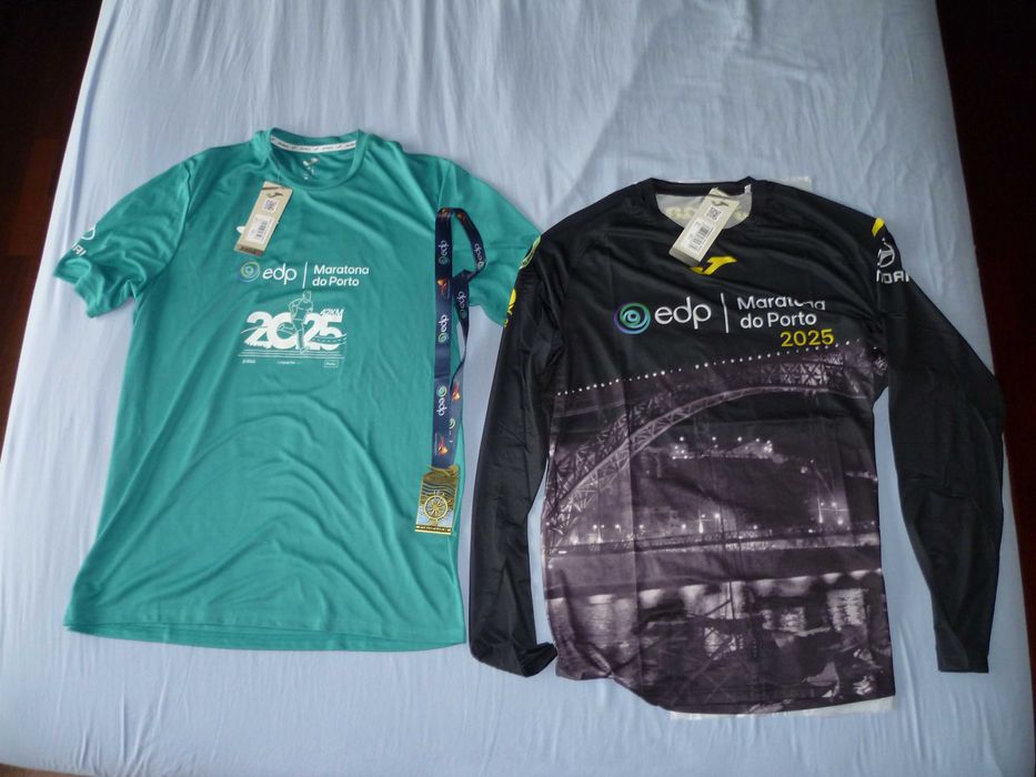 Kit maratona do Porto 2025 novo com etiqueta
