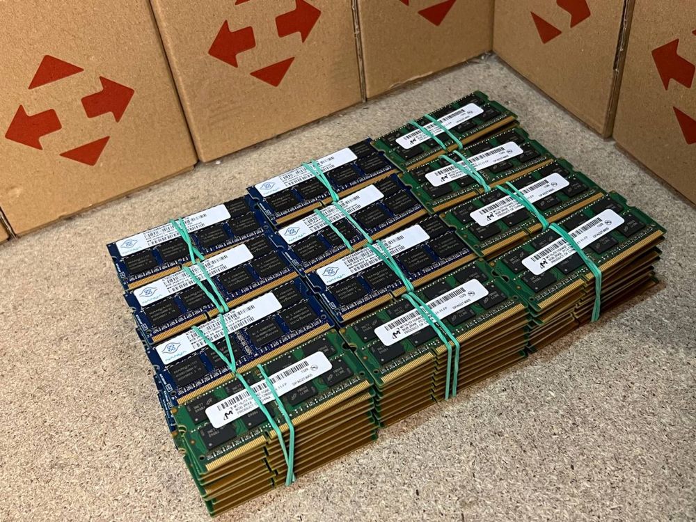 Оперативна пам'ять DDR3 1.5v 8gb 1600 | PC3-12800 | SODIMM |