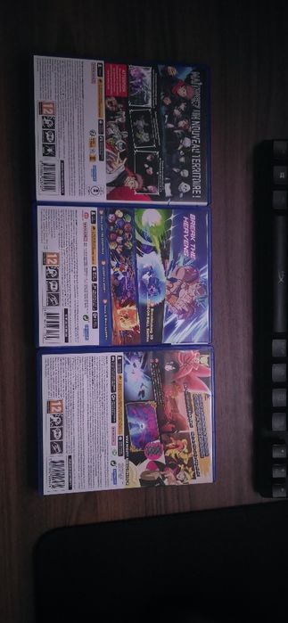 Unidade de disco dragon ball naruto jujutsu ps5