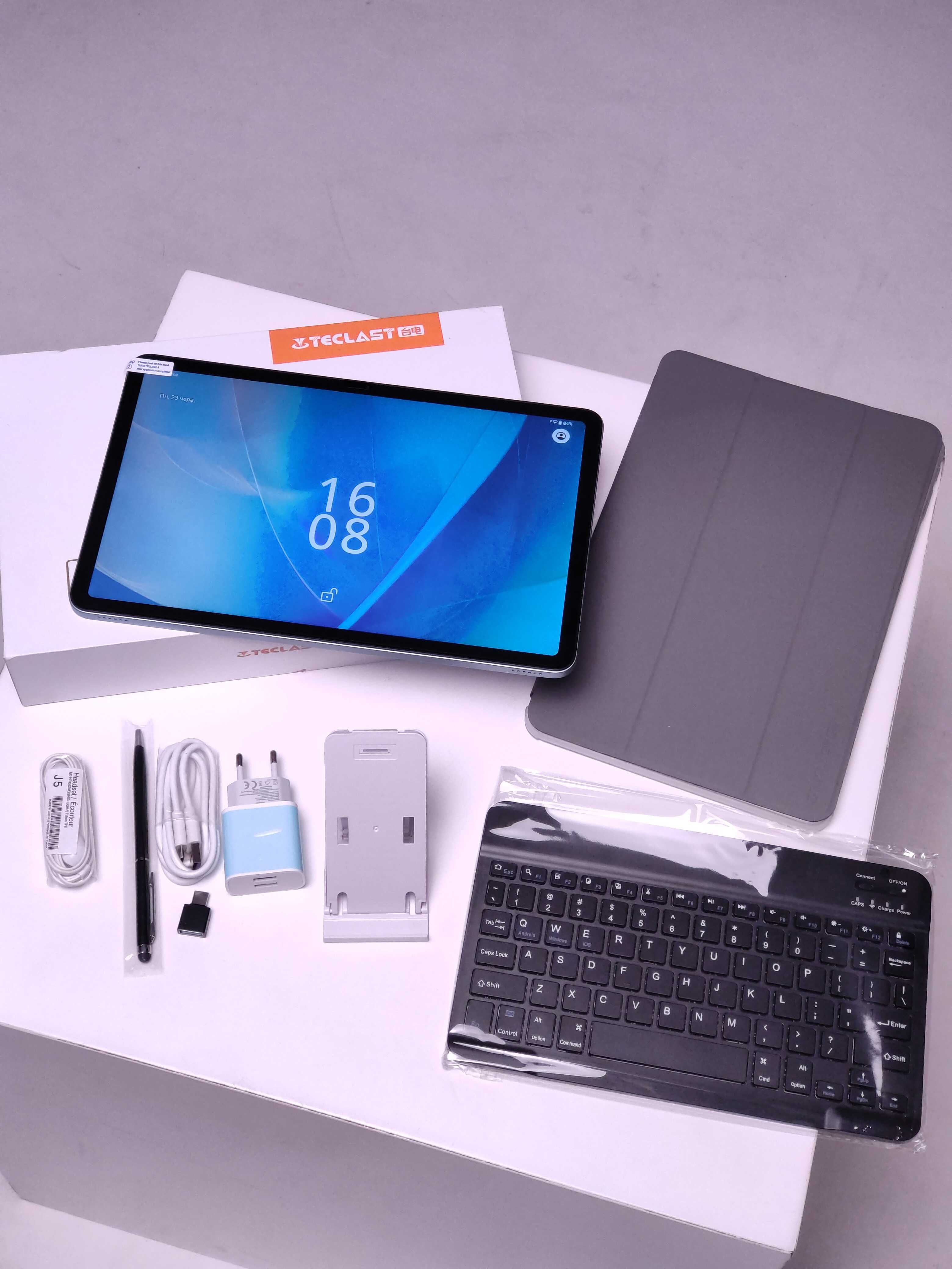 Teclast T60 plus, 12 дюйм, 16(6+10)/128 гб, 2 SIM + чохол, клавіатура