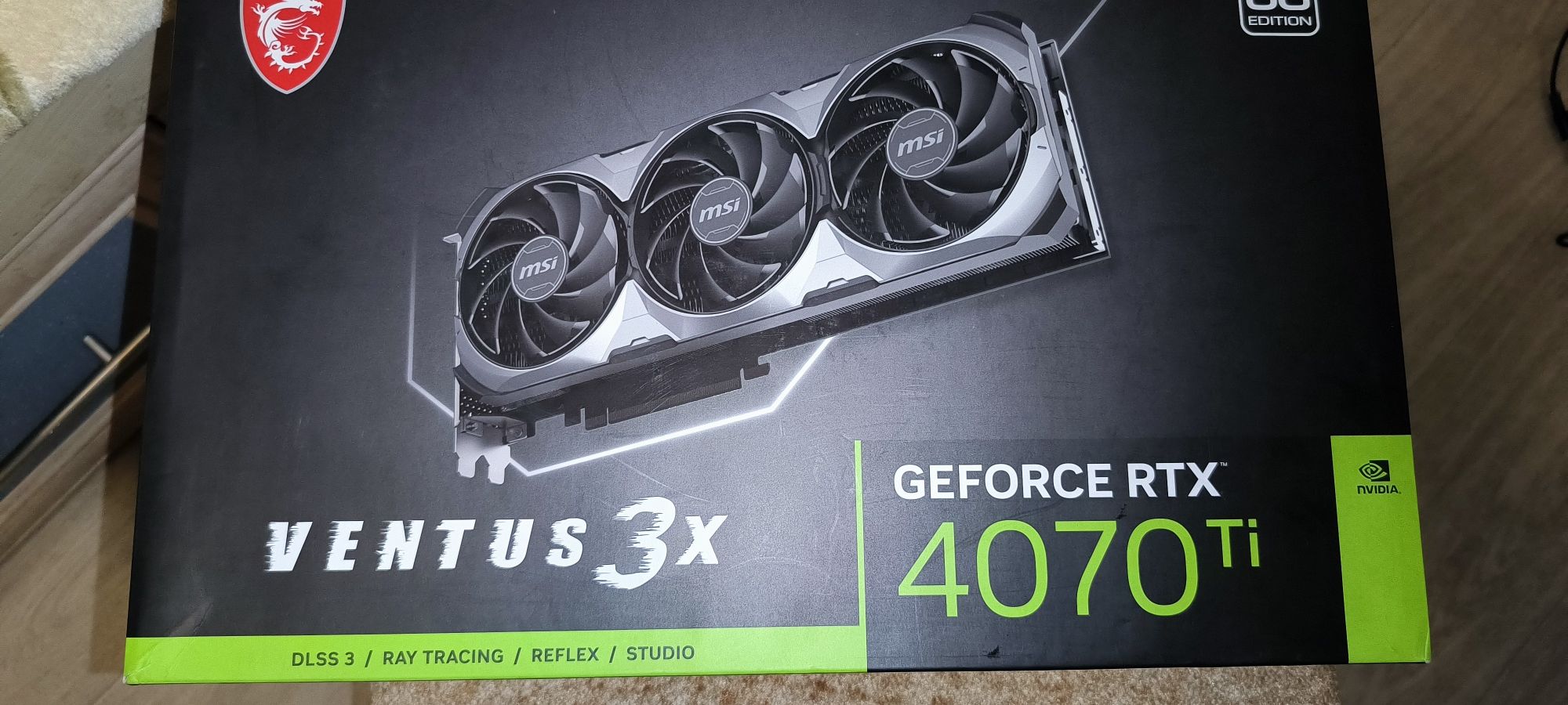 Продам відеокарту rtx 4070 ti msi ventus 3x на гарантії