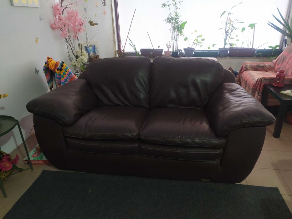 Sofá de pele como novo