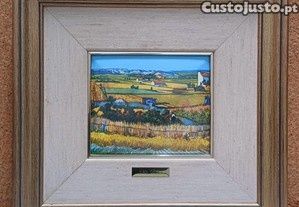 Quadros em esmalte pintado