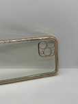 Obudowa Plecki Etui Case Iphone 11 Pro Przeźroczysto-Złote kod 51