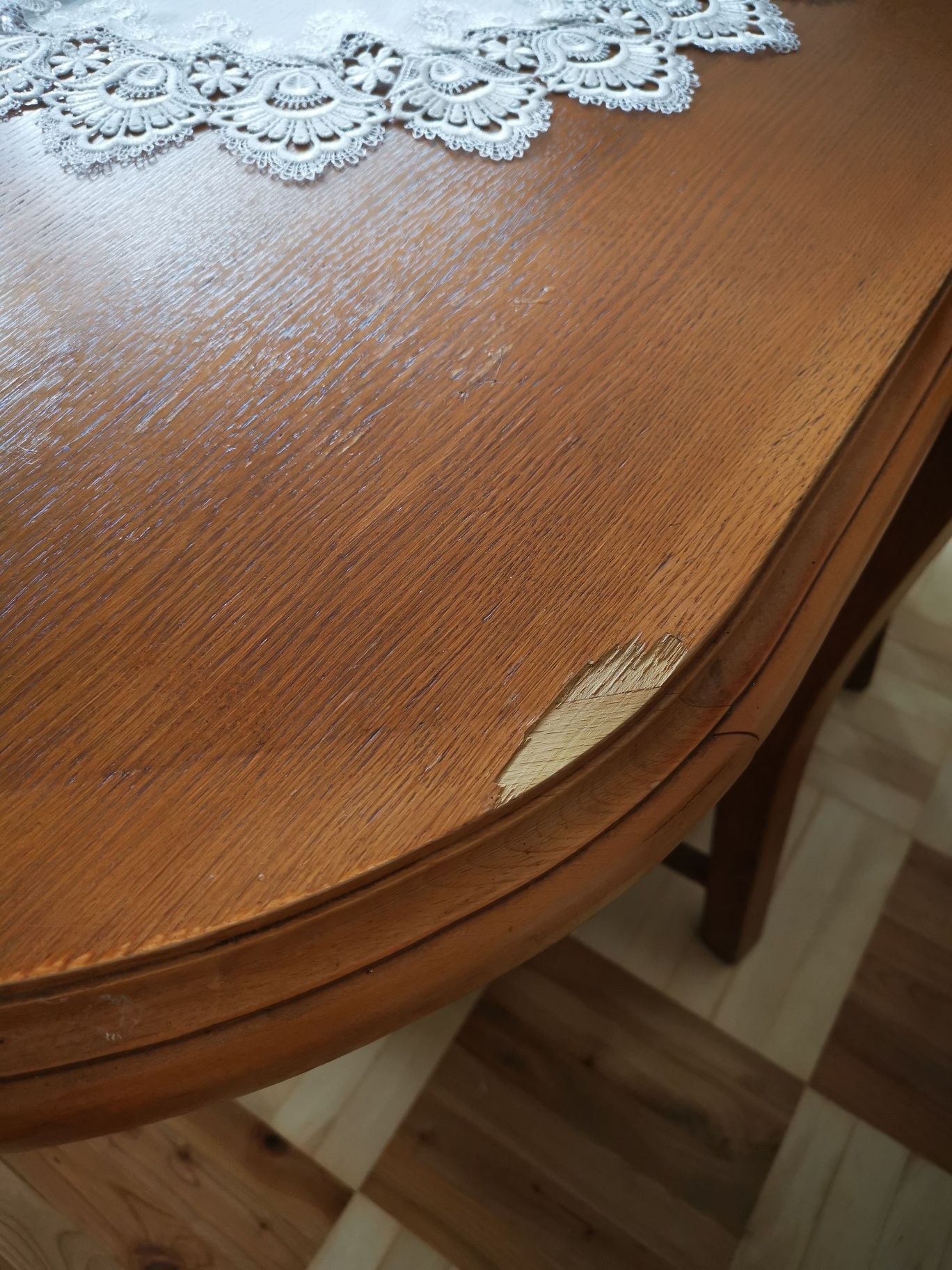 Stół drewniany bukowy 200x100 dokładka 50cm