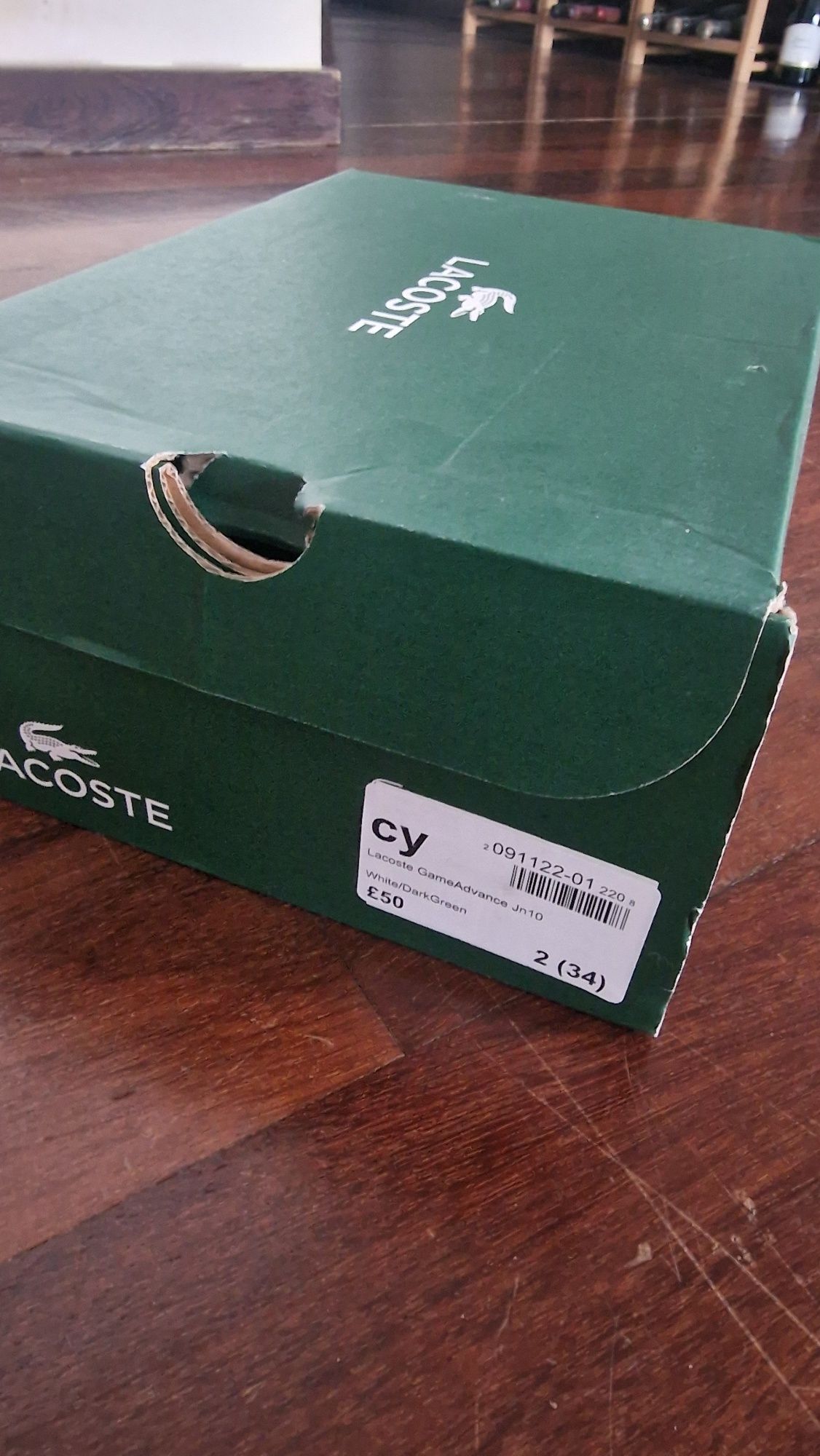 Sapatilhas Lacoste GameAdvance Junior 34