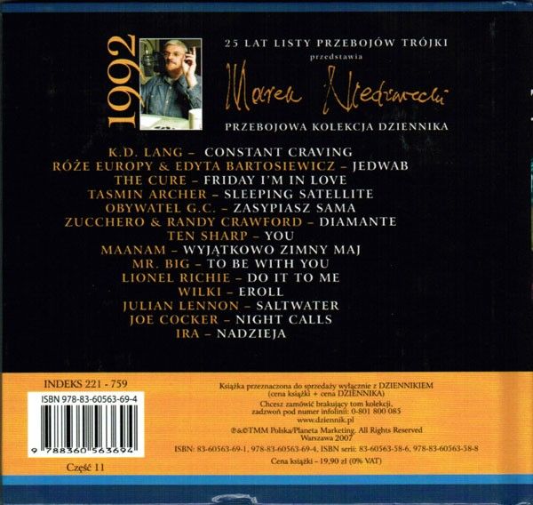 25 LAT PRZEBOJÓW TRÓJKI - 1992- CD- płyta nowa , zafoliowana