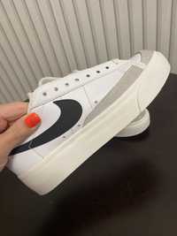 Кеди кросівки жіночі Nike Blazer Liw Platform White Black оригінал