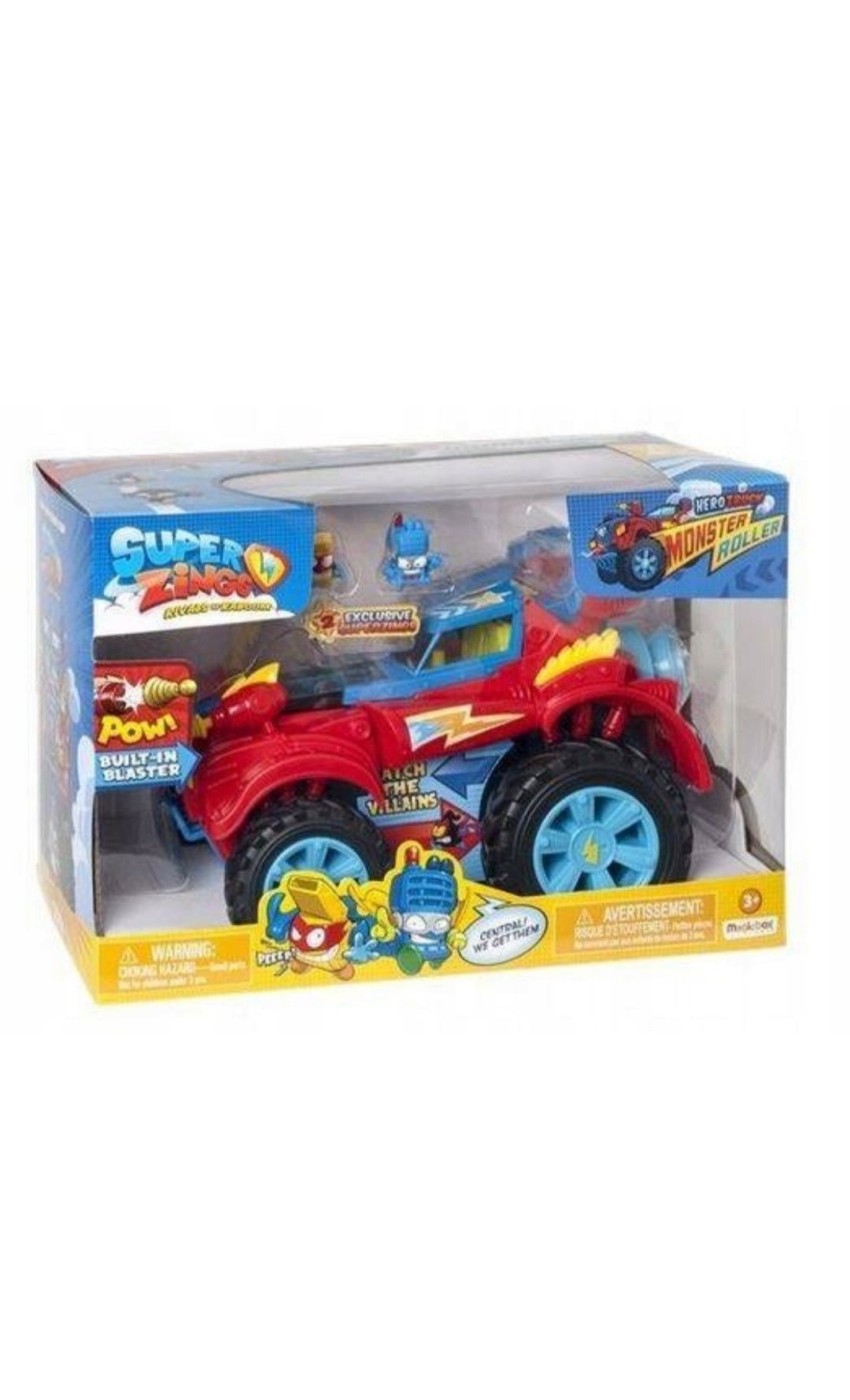 NOWE Auto Super Zings  HERO Truck Monster Roller - SKLEP!