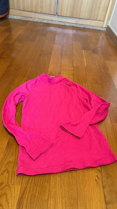 Camisola termica rosa 10 anos
