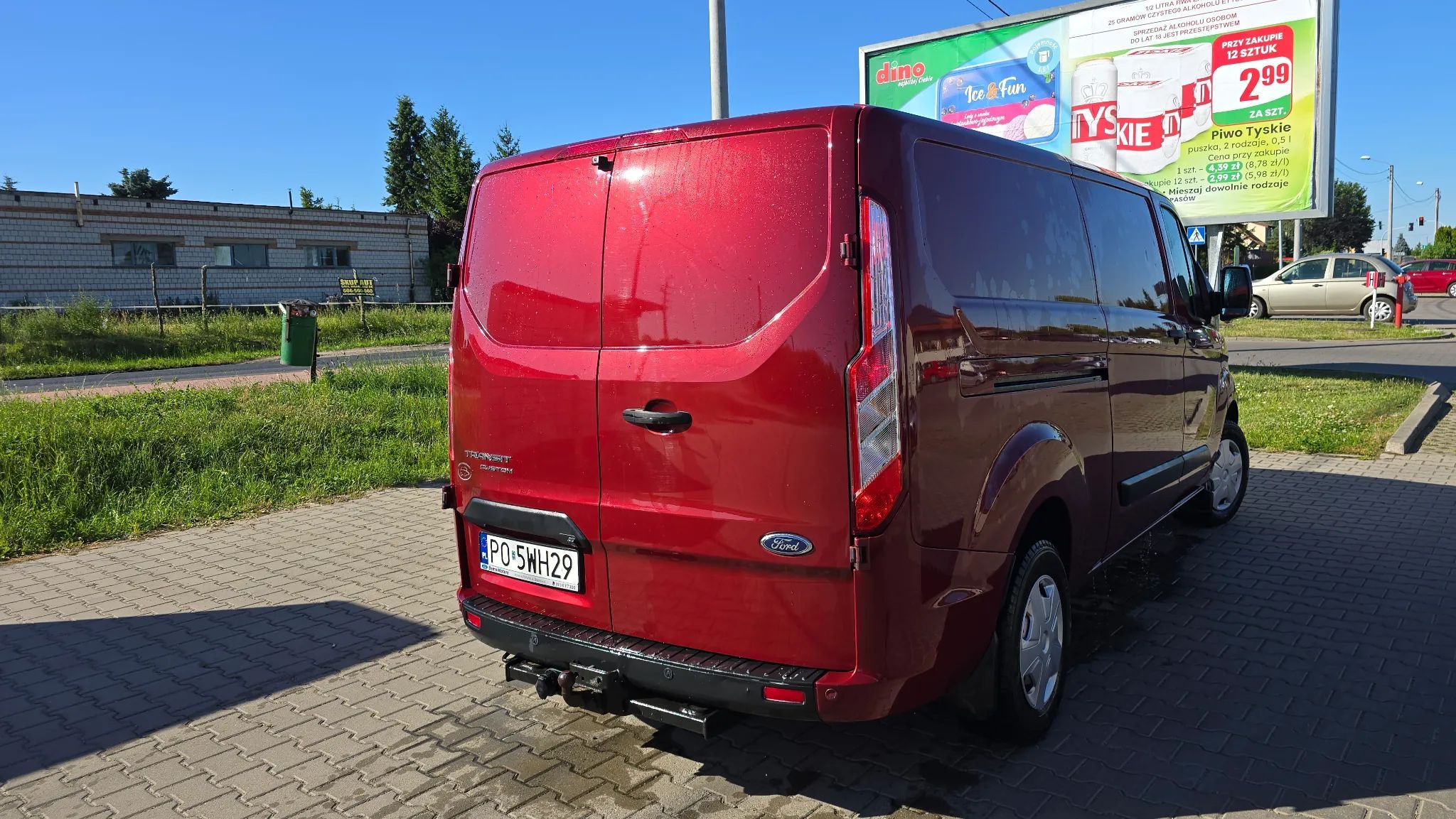 Ford Transit Custom MCA 2.0 New EcoBlue 170 KM M6 Trend Van 300 L2  Ford Transit Custom L2H1 - 170 KM - I właściciel FV23% BEZWYPADKOWY