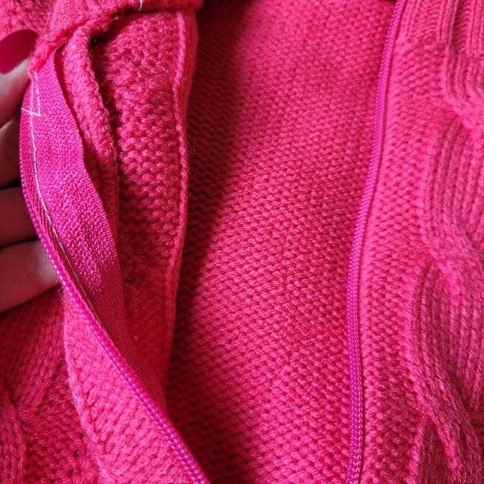 Тепла кофта для дівчинки, теплий светр на блискавці, кофтина