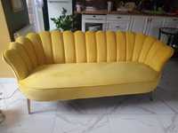 Sofa żółta elegancka AGATA MEBLE