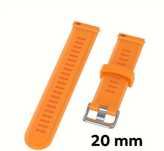 Pomarańczowy pasek do zegarka 20mm