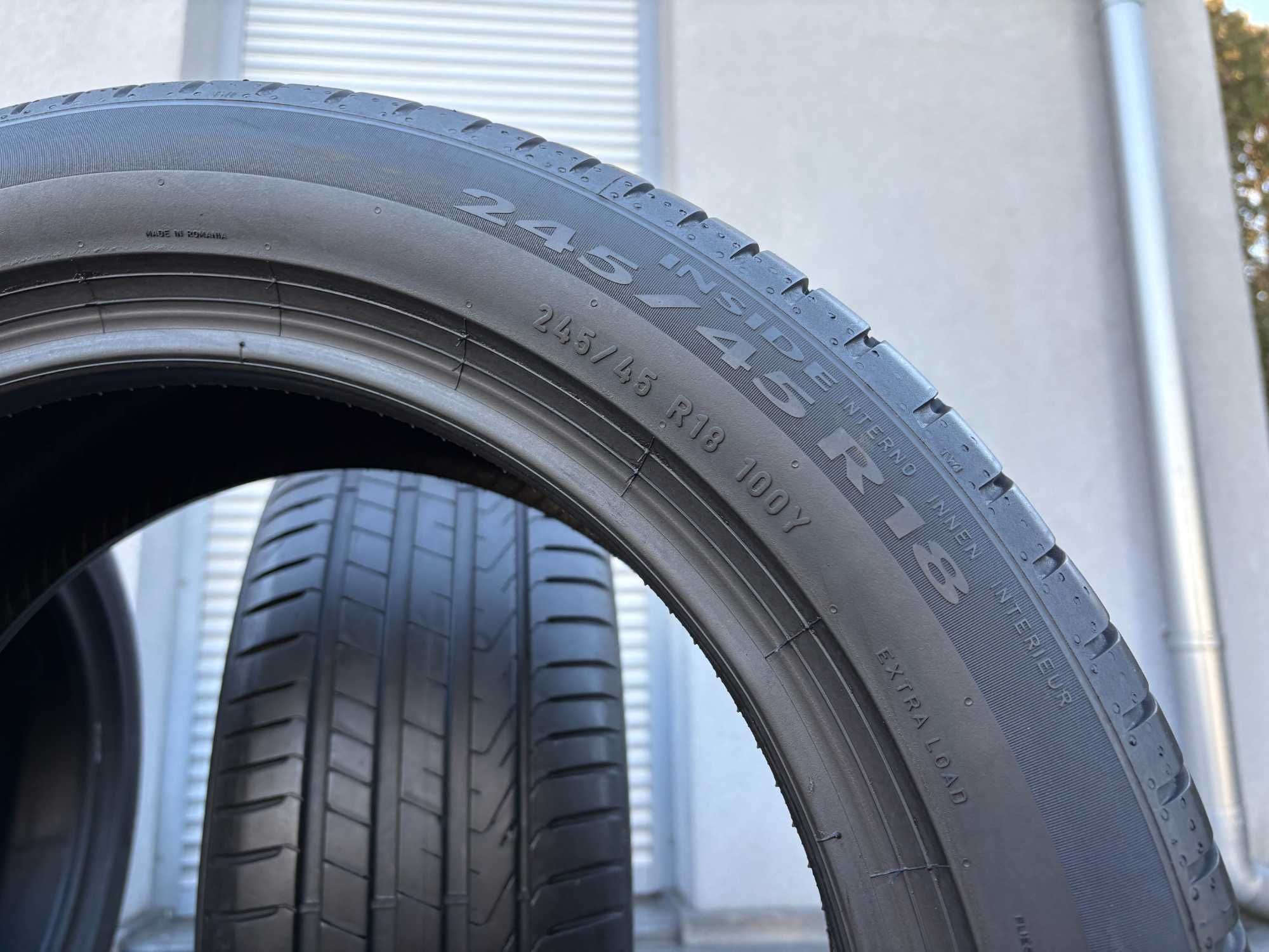 4szt letnie 245/45R18 Pirelli 6,2mm 100% bieżnika L286 gwarancja
