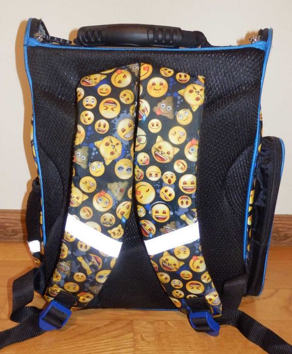 Plecak tornister szkoły chłopca emoji emotki emotikonki kl.1-3 szkolny