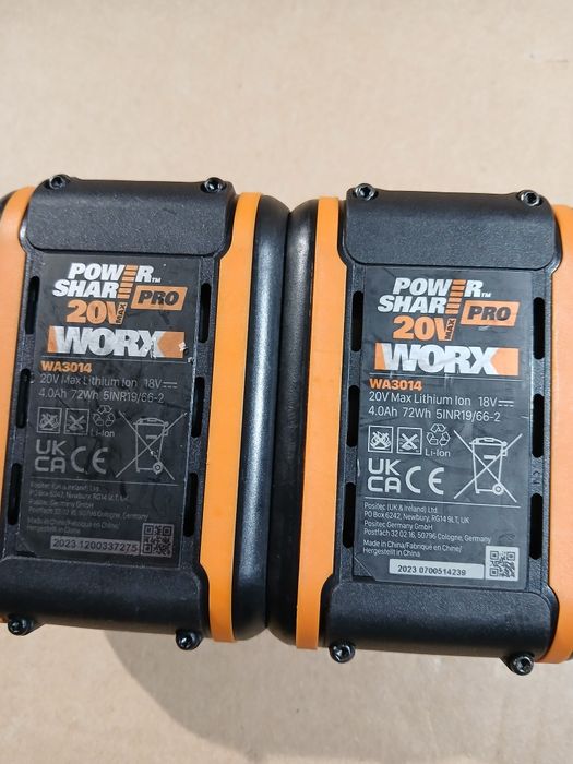 Akumulatory WORX 4.0ah PRO 20V