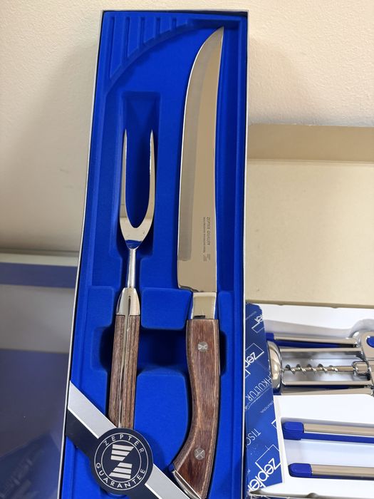 Подарочный набор Цептер штопор+ орехокол, вилка+ нож Zepter