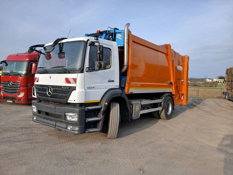 Mercedes-Benz AXOR 1824 4X2  SMIECIARKA ROS ROCA ZWOLNICA MANUAL do zabudowy bramowiec