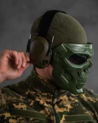 Активні тактичні навушники Tactical 6S oliva