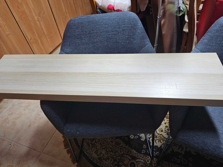 Półka ścienna IKEA LACK 110×26 cm – kolor dąb bejcowany na biało