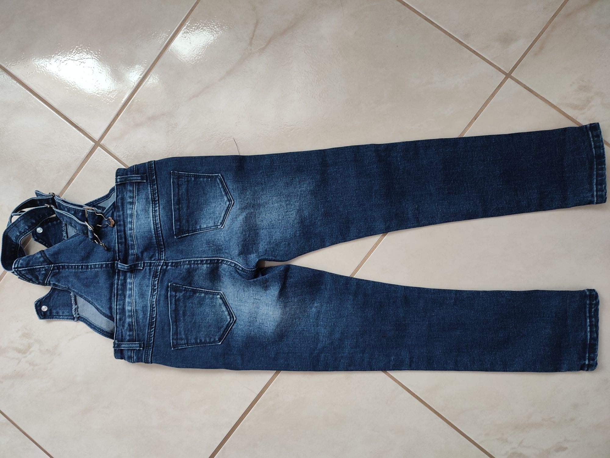 Spodnie jeans dla dziewczynki 2 szt.  r. 122/128