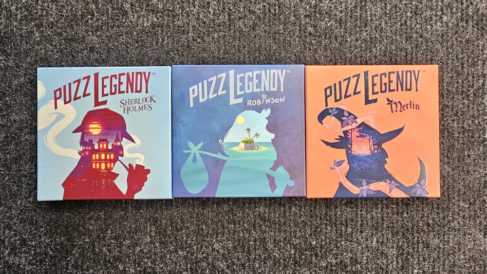 Gra Puzzlegendy Merlin, Robinson, Sherlock Holmes