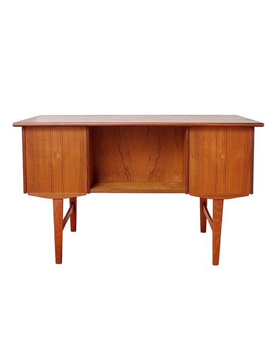 Duńskie biurko, drewno teak, lata 70-te. Mid century modern.