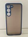 Vennus Color Button Bumper do Samsung Galaxy S23 Granatowy