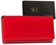 duży skórzany portfel z systemem rfid protect - rovicky