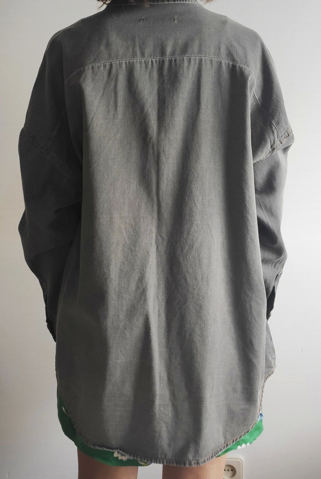 Camisa sarja oversize Pull&Bear